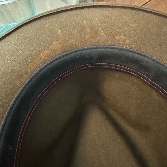 Vintage Golden Gate Hat Company Western Cowboy Hat Wool Hat Dark Olive Green - Picture 11 of 14